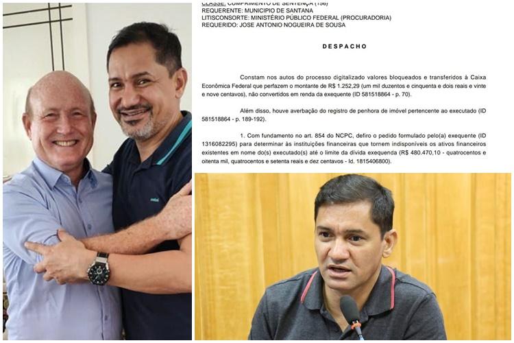 Juiz federal bloqueia R$ 480 mil de bens e recursos financeiros do ex-prefeito Nogueira, principal mandachuva da gestão Bala Rocha