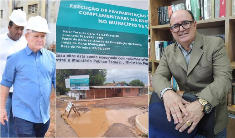 Prefeitura de Santana paralisa obras do TAC de R$ 30 milhões, causando transtornos aos moradores e prejuízos econômicos para empreendedores de avenidas