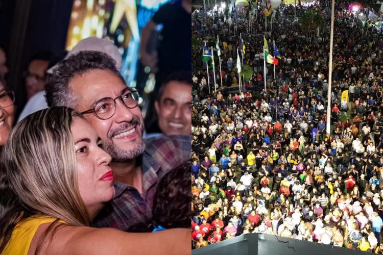 Com milhares lotando o Parque de Exposições da Fazendinha, Clécio lança Central da Expofeira com o tema Amazônia Sustentável e Desenvolvida