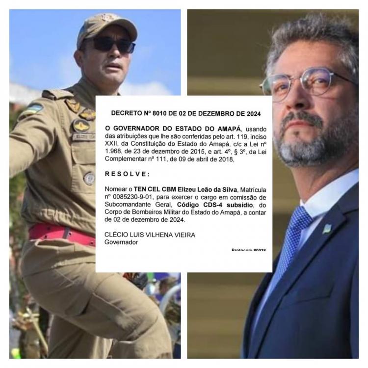 Clécio Luís, o governador subversivo, rasga o Estatuto dos Militares e quebra hierarquia para nomear oficial apadrinhado no Corpo de Bombeiros