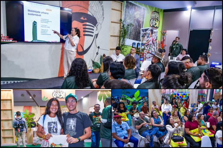 Estande do Amapá na COP30 atrai grande público com painéis temáticos sobre meio ambiente e inovação